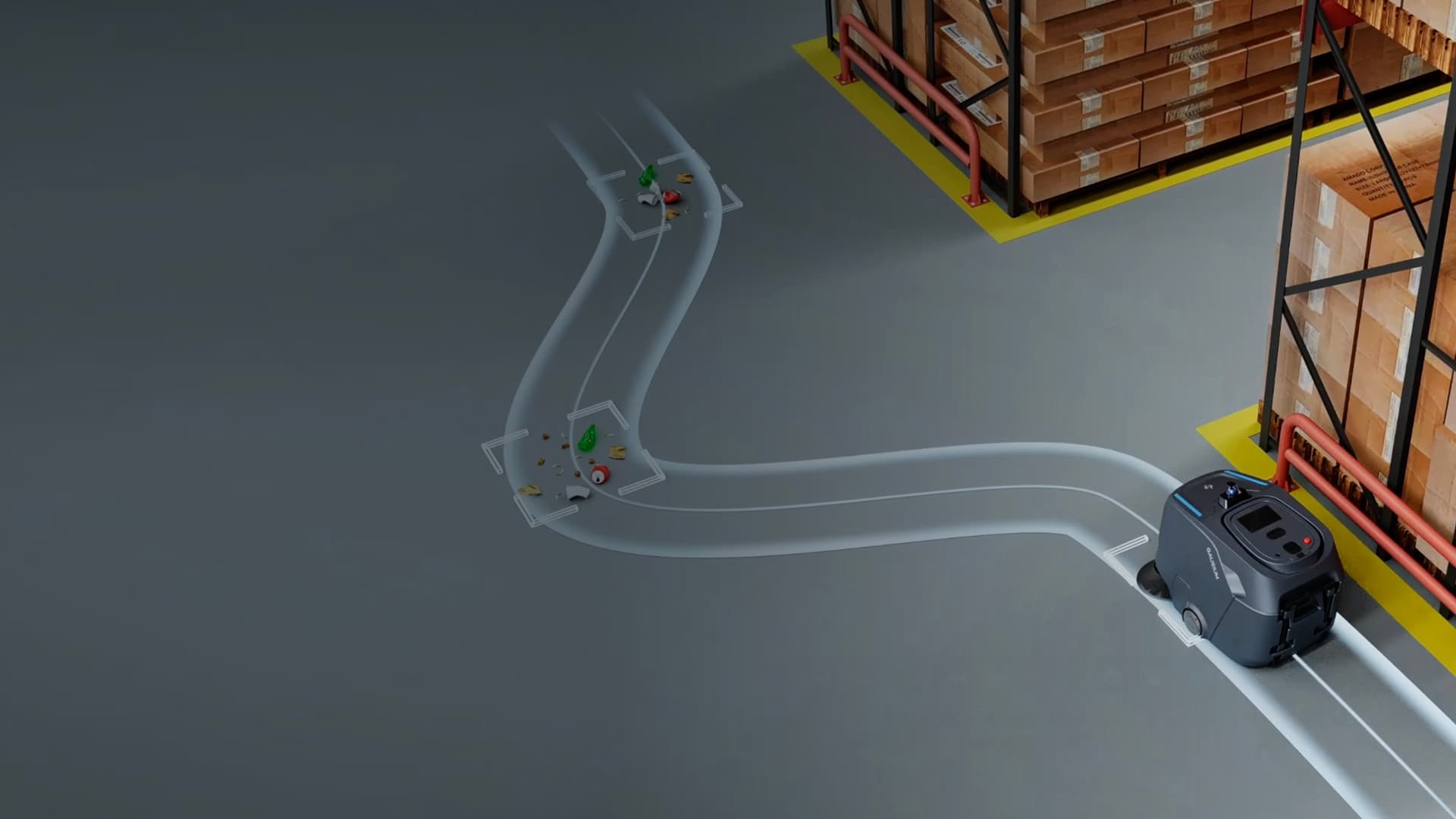 Spot Cleaning Mode - Industrial Robot