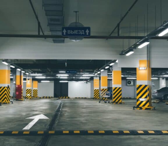 Car park cleaning scenario