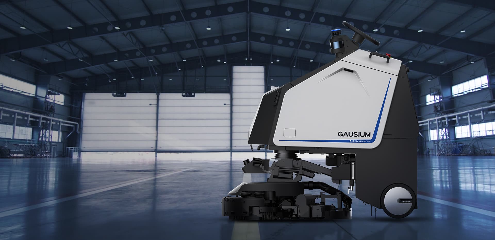 Scrubber 75 heavy-duty robotic floor scrubber