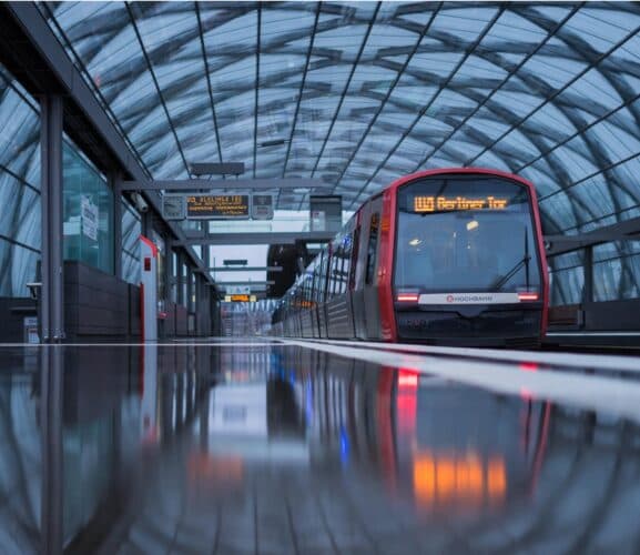 Transportation hub cleaning scenario